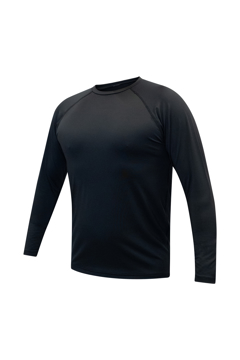 Picture of M793, Base Layer Compression Long Sleeve Raglan top,  dry fit